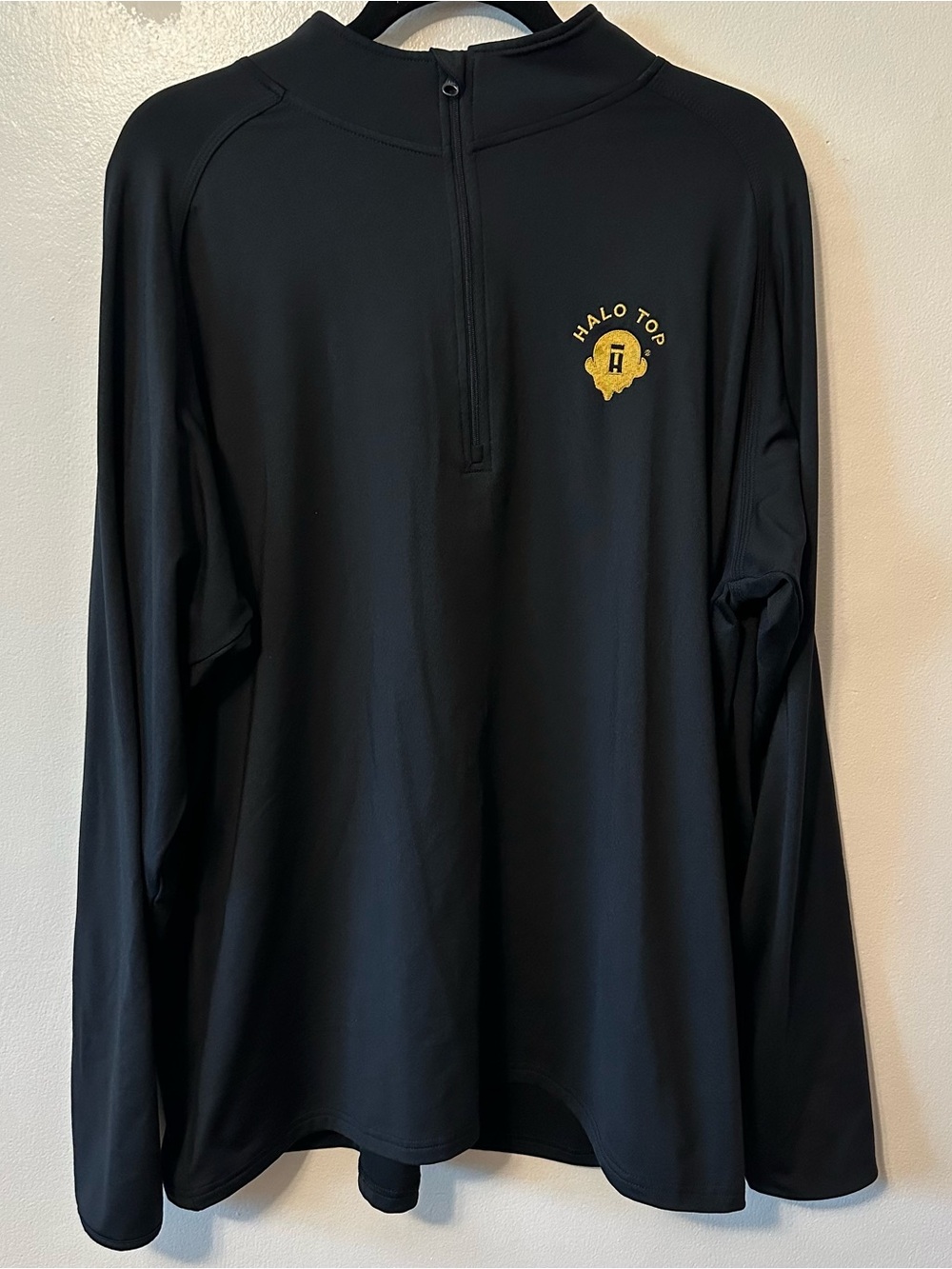 Sport Tek Halo Top Black Quarter Zip Pullover Men’s 2XL